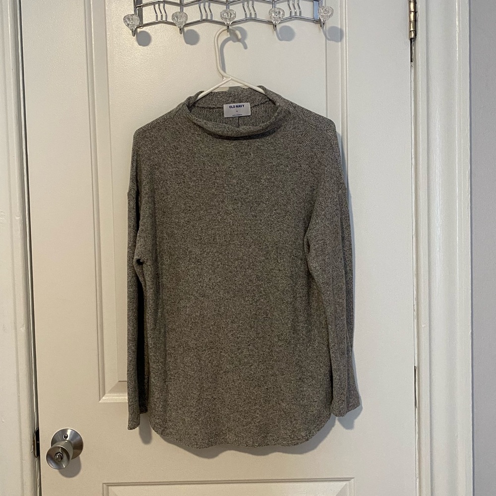 Knit turtlenecks (burgundy and grey! Two for one!)